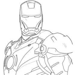 Malvorlage: Iron Man (Superhelden und Superschurken) #80649 - Kostenlose Malvorlagen zum Ausdrucken