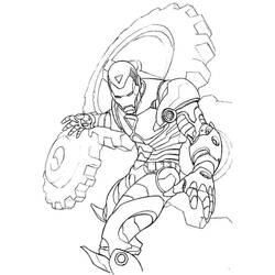 Malvorlage: Iron Man (Superhelden und Superschurken) #80652 - Kostenlose Malvorlagen zum Ausdrucken