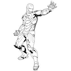 Malvorlage: Iron Man (Superhelden und Superschurken) #80663 - Kostenlose Malvorlagen zum Ausdrucken
