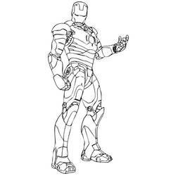 Malvorlage: Iron Man (Superhelden und Superschurken) #80667 - Kostenlose Malvorlagen zum Ausdrucken