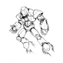 Malvorlage: Iron Man (Superhelden und Superschurken) #80672 - Kostenlose Malvorlagen zum Ausdrucken