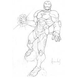 Malvorlage: Iron Man (Superhelden und Superschurken) #80695 - Kostenlose Malvorlagen zum Ausdrucken