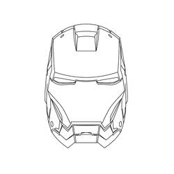Malvorlage: Iron Man (Superhelden und Superschurken) #80720 - Kostenlose Malvorlagen zum Ausdrucken