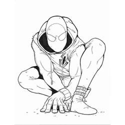Zeichnungen zum Ausmalen: Miles Morales - Kostenlose Malvorlagen zum Ausdrucken
