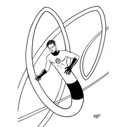 Zeichnungen zum Ausmalen: Mr. Fantastic - Kostenlose Malvorlagen zum Ausdrucken