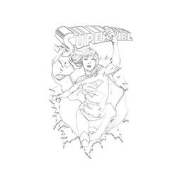 Malvorlage: Supergirl (Superhelden und Superschurken) #83941 - Kostenlose Malvorlagen zum Ausdrucken