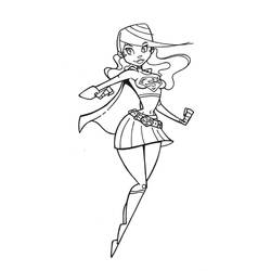 Malvorlage: Supergirl (Superhelden und Superschurken) #83942 - Kostenlose Malvorlagen zum Ausdrucken