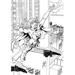 Malvorlage: Supergirl (Superhelden und Superschurken) #83982 - Kostenlose Malvorlagen zum Ausdrucken