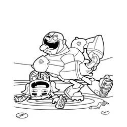 Zeichnungen zum Ausmalen: Teen Titans Go! - Kostenlose Malvorlagen zum Ausdrucken