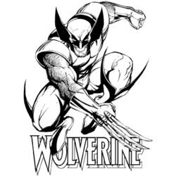 Malvorlage: Wolverine (Superhelden und Superschurken) #74835 - Kostenlose Malvorlagen zum Ausdrucken