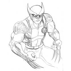 Malvorlage: Wolverine (Superhelden und Superschurken) #74836 - Kostenlose Malvorlagen zum Ausdrucken