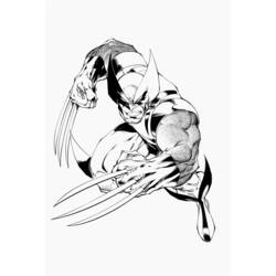 Malvorlage: Wolverine (Superhelden und Superschurken) #74843 - Kostenlose Malvorlagen zum Ausdrucken