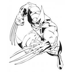 Malvorlage: Wolverine (Superhelden und Superschurken) #74845 - Kostenlose Malvorlagen zum Ausdrucken