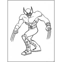 Malvorlage: Wolverine (Superhelden und Superschurken) #74846 - Kostenlose Malvorlagen zum Ausdrucken