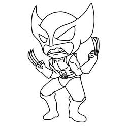 Malvorlage: Wolverine (Superhelden und Superschurken) #74847 - Kostenlose Malvorlagen zum Ausdrucken