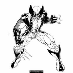 Malvorlage: Wolverine (Superhelden und Superschurken) #74848 - Kostenlose Malvorlagen zum Ausdrucken