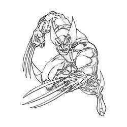 Malvorlage: Wolverine (Superhelden und Superschurken) #74850 - Kostenlose Malvorlagen zum Ausdrucken