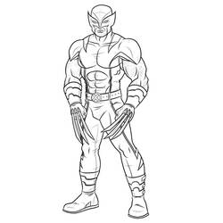 Malvorlage: Wolverine (Superhelden und Superschurken) #74854 - Kostenlose Malvorlagen zum Ausdrucken