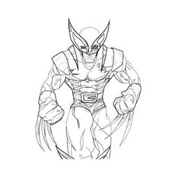 Malvorlage: Wolverine (Superhelden und Superschurken) #74860 - Kostenlose Malvorlagen zum Ausdrucken