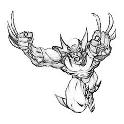 Malvorlage: Wolverine (Superhelden und Superschurken) #74882 - Kostenlose Malvorlagen zum Ausdrucken