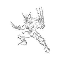 Malvorlage: Wolverine (Superhelden und Superschurken) #74885 - Kostenlose Malvorlagen zum Ausdrucken