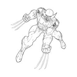 Malvorlage: Wolverine (Superhelden und Superschurken) #74889 - Kostenlose Malvorlagen zum Ausdrucken