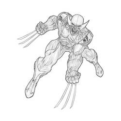 Malvorlage: Wolverine (Superhelden und Superschurken) #74892 - Kostenlose Malvorlagen zum Ausdrucken