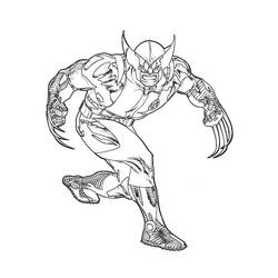 Malvorlage: Wolverine (Superhelden und Superschurken) #74893 - Kostenlose Malvorlagen zum Ausdrucken