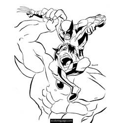 Malvorlage: Wolverine (Superhelden und Superschurken) #74895 - Kostenlose Malvorlagen zum Ausdrucken