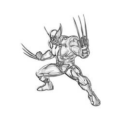 Malvorlage: Wolverine (Superhelden und Superschurken) #74897 - Kostenlose Malvorlagen zum Ausdrucken