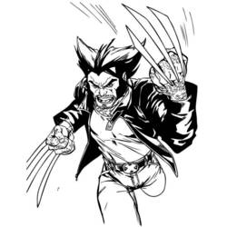 Malvorlage: Wolverine (Superhelden und Superschurken) #74906 - Kostenlose Malvorlagen zum Ausdrucken