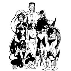 Malvorlage: Wolverine (Superhelden und Superschurken) #74939 - Kostenlose Malvorlagen zum Ausdrucken