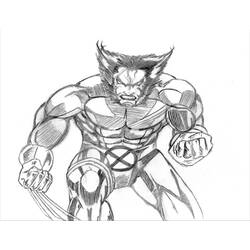 Malvorlage: Wolverine (Superhelden und Superschurken) #74961 - Kostenlose Malvorlagen zum Ausdrucken