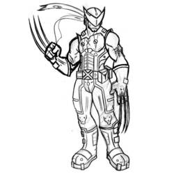 Malvorlage: Wolverine (Superhelden und Superschurken) #74963 - Kostenlose Malvorlagen zum Ausdrucken
