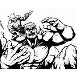 Malvorlage: Wolverine (Superhelden und Superschurken) #74983 - Kostenlose Malvorlagen zum Ausdrucken