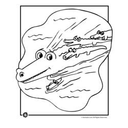 Malvorlage: Alligator (Tiere) #405 - Kostenlose Malvorlagen zum Ausdrucken