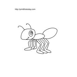 Malvorlage: Ameise (Tiere) #6938 - Kostenlose Malvorlagen zum Ausdrucken
