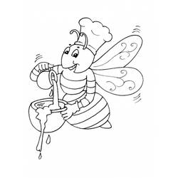 Malvorlage: Biene (Tiere) #105 - Kostenlose Malvorlagen zum Ausdrucken