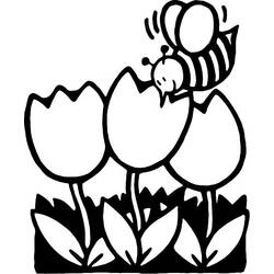 Malvorlage: Biene (Tiere) #107 - Kostenlose Malvorlagen zum Ausdrucken