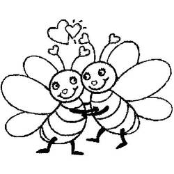 Malvorlage: Biene (Tiere) #109 - Kostenlose Malvorlagen zum Ausdrucken