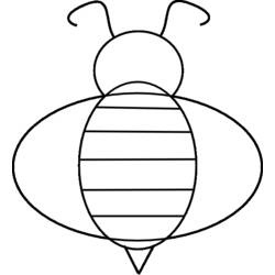 Malvorlage: Biene (Tiere) #118 - Kostenlose Malvorlagen zum Ausdrucken