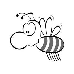Malvorlage: Biene (Tiere) #149 - Kostenlose Malvorlagen zum Ausdrucken
