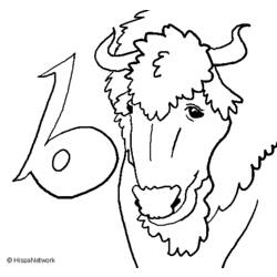 Malvorlage: Bison (Tiere) #1223 - Kostenlose Malvorlagen zum Ausdrucken