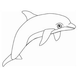 Malvorlage: Delfin (Tiere) #5098 - Kostenlose Malvorlagen zum Ausdrucken