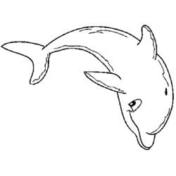 Malvorlage: Delfin (Tiere) #5112 - Kostenlose Malvorlagen zum Ausdrucken
