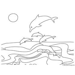 Malvorlage: Delfin (Tiere) #5117 - Kostenlose Malvorlagen zum Ausdrucken