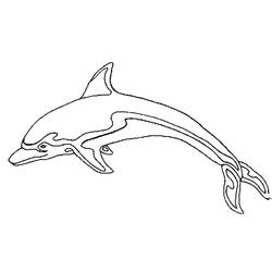 Malvorlage: Delfin (Tiere) #5123 - Kostenlose Malvorlagen zum Ausdrucken