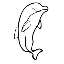 Malvorlage: Delfin (Tiere) #5130 - Kostenlose Malvorlagen zum Ausdrucken