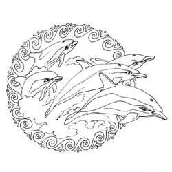 Malvorlage: Delfin (Tiere) #5141 - Kostenlose Malvorlagen zum Ausdrucken