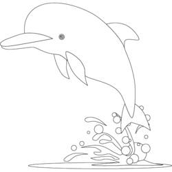 Malvorlage: Delfin (Tiere) #5143 - Kostenlose Malvorlagen zum Ausdrucken